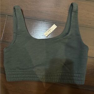 Dark green tank